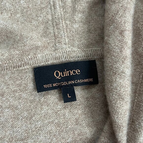 Quince Mongolian Cashmere Full-Zip Hoodie - Picture 10 of 11